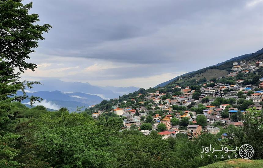 نمایی از ویلاهای روستای فیلبند